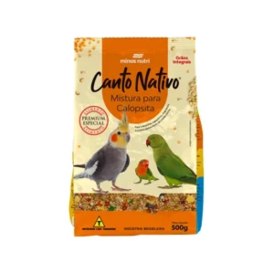 Ração Canto Nativo Mistura GOURMET PARA Calopsita 500G